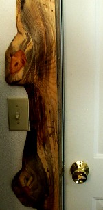 Extra colorful knotty beetle kill trim made by greenleaf forestry
